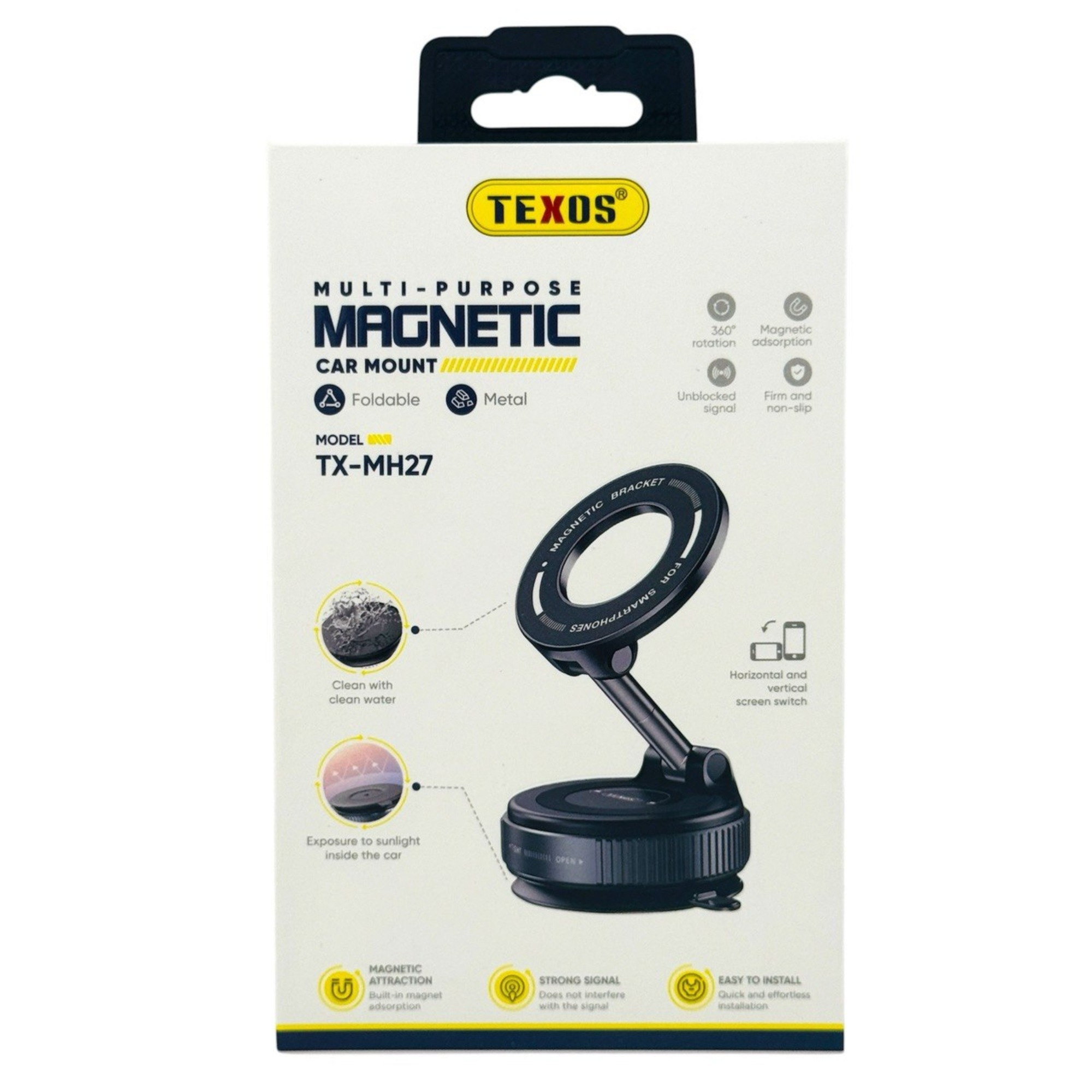 TEXOS Multi-Purpose Magnetic Car Mount TX-MH27