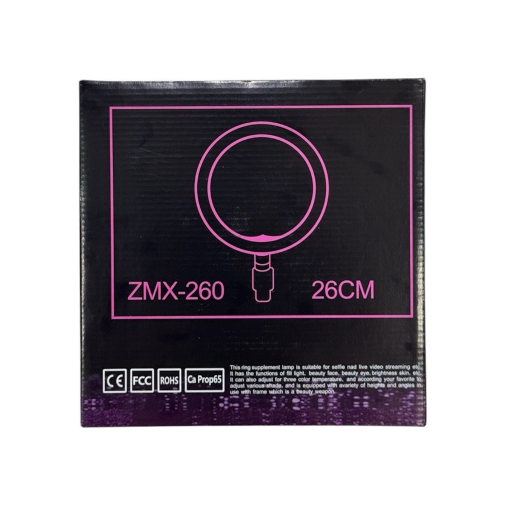 10" Ring Fill Light With Phone Holder For Selfie Live Streaming — image 2