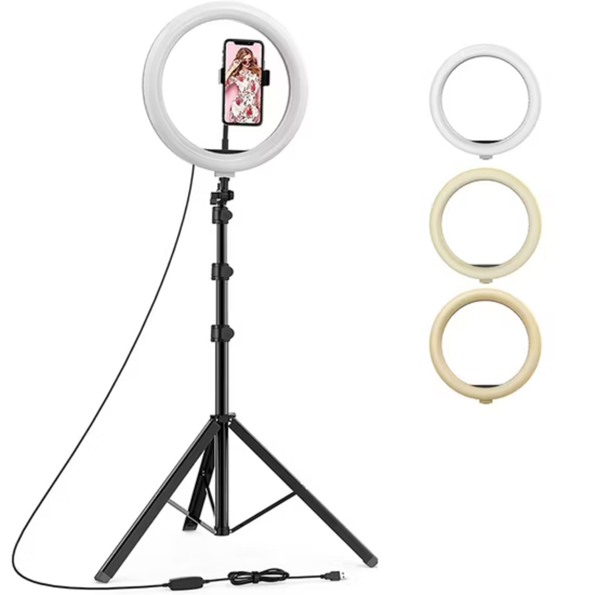 LED Ring Fill Light With Tripod Stand — image 2