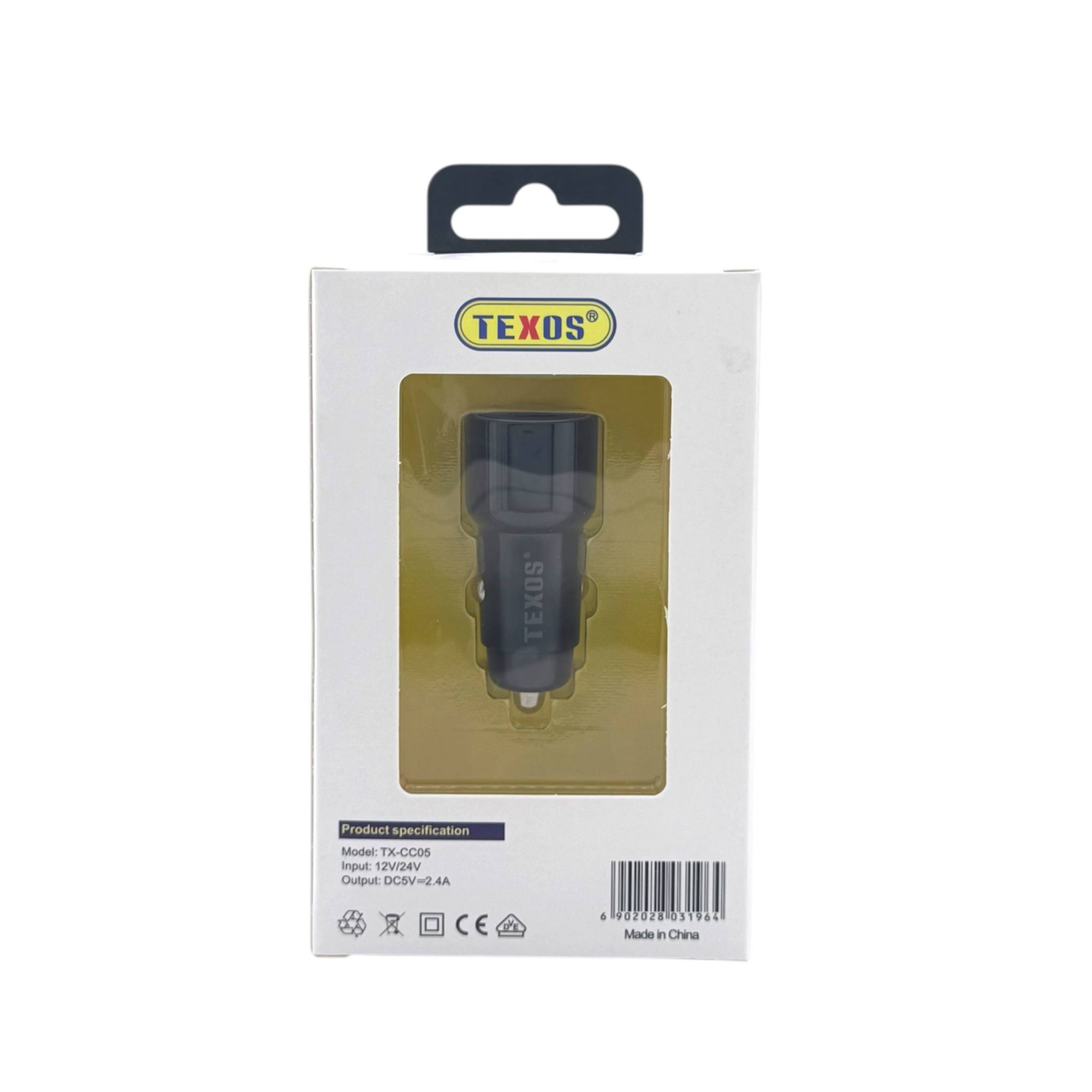 Texos 15W PD + QC Dual Port Fast Car Charger TX-CC05 — image 2