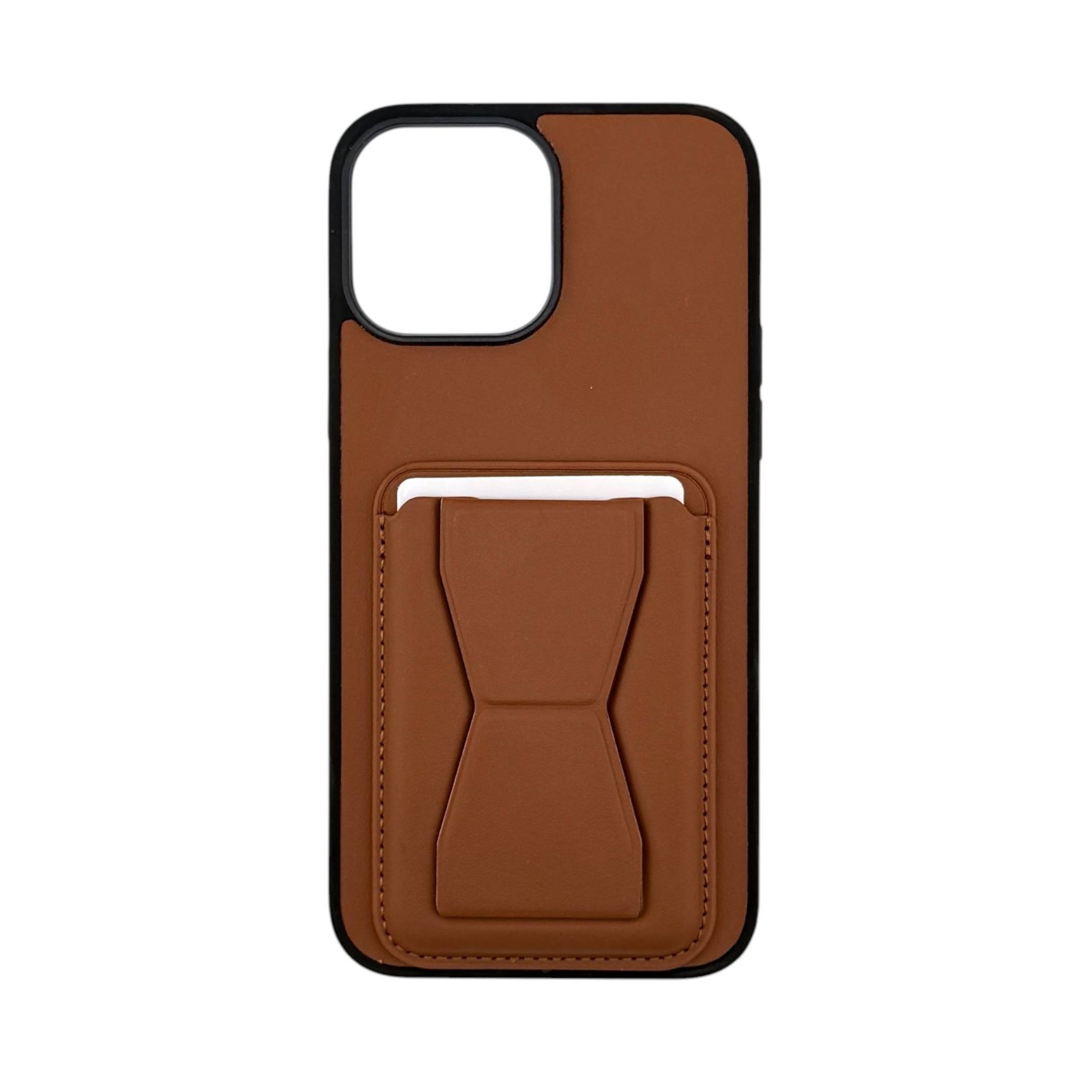 TEXOS CA-04 iPhone Case With Card Holder And Stand