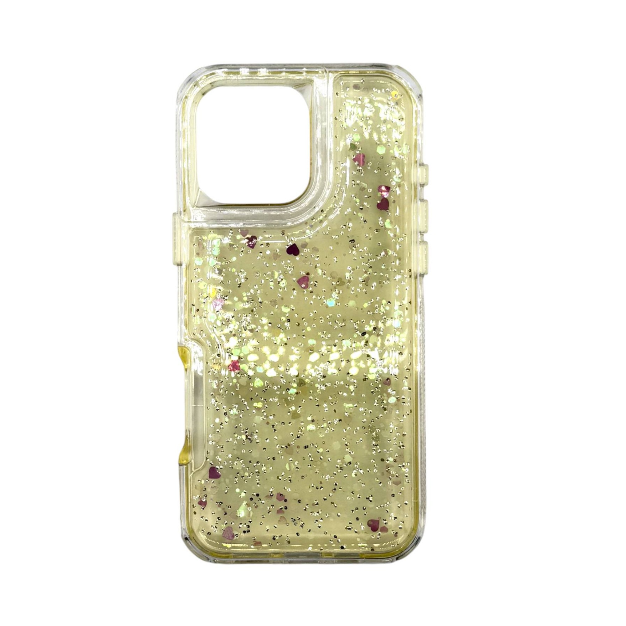 TEXOS CA-06 Sparkle Heart Glitter Phone Case For iPhone — image 2