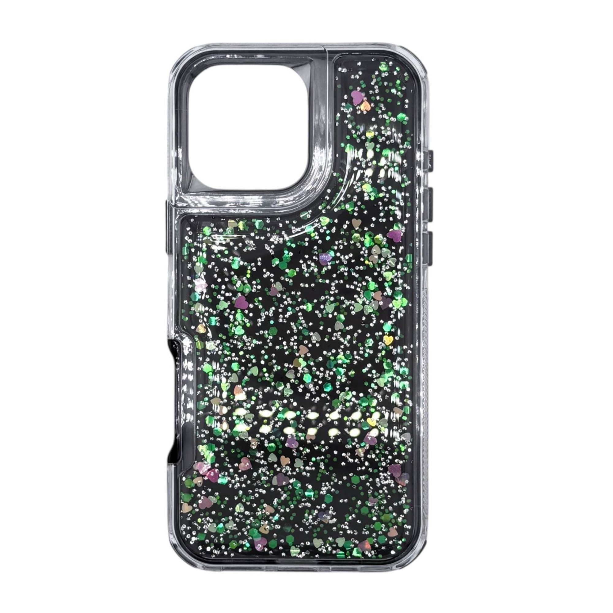 TEXOS CA-06 Sparkle Heart Glitter Phone Case For iPhone — image 3