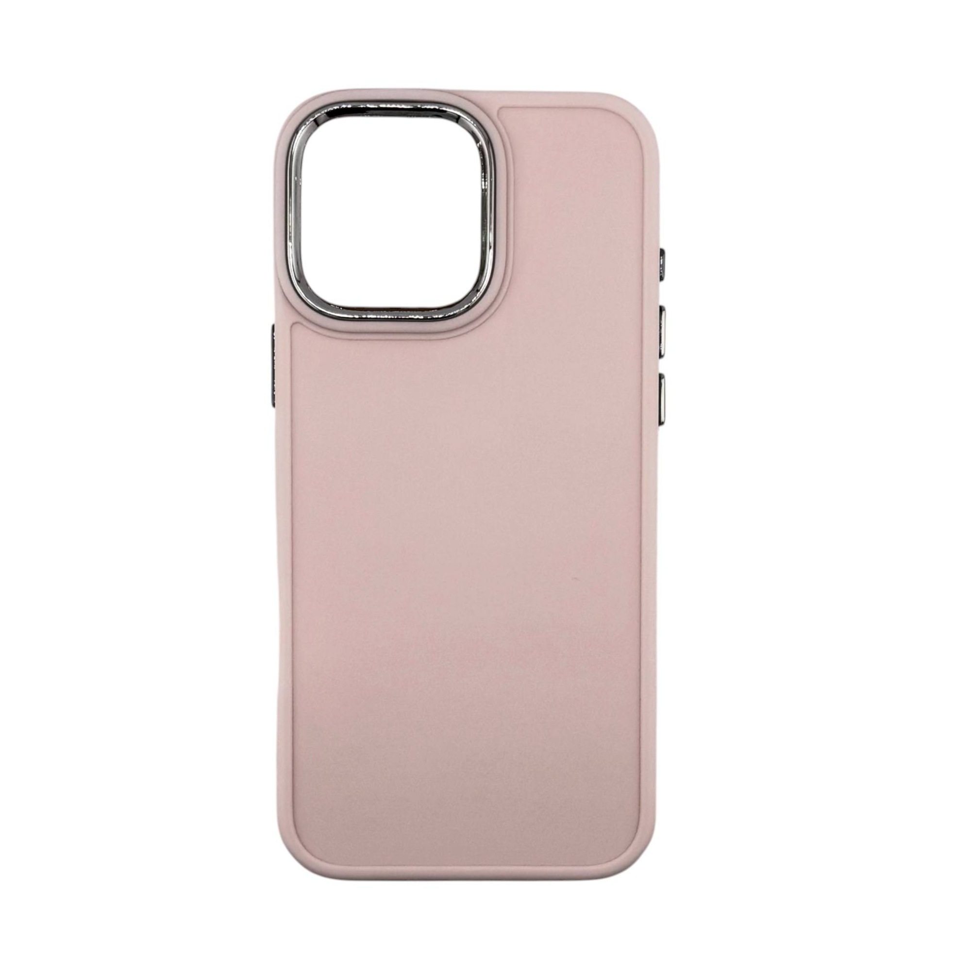 TEXOS CA-07 Silicone Protective Case with Metallic Camera Ring for iPhone — image 3