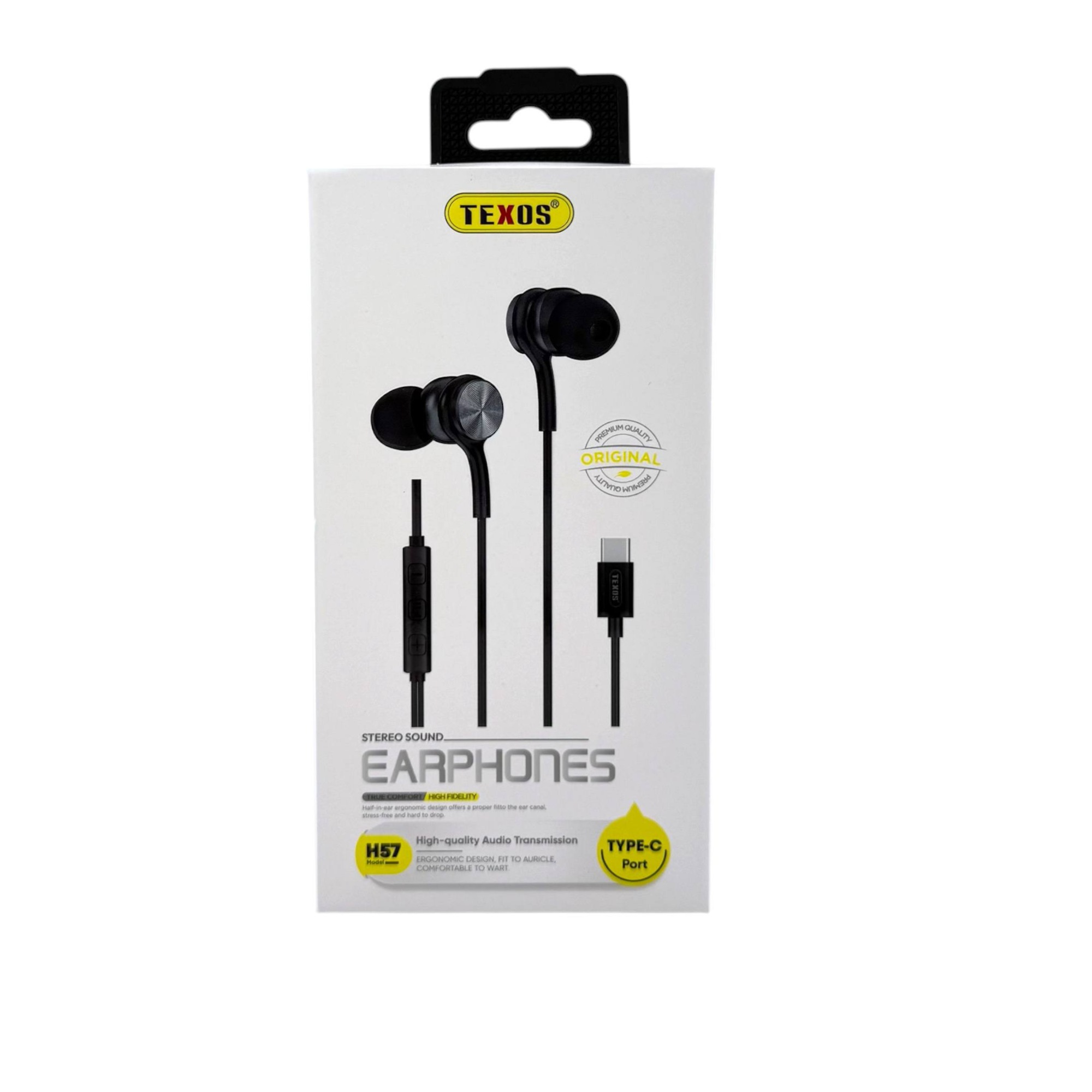 Texos H57 Type-C In-Ear Stereo Earphones
