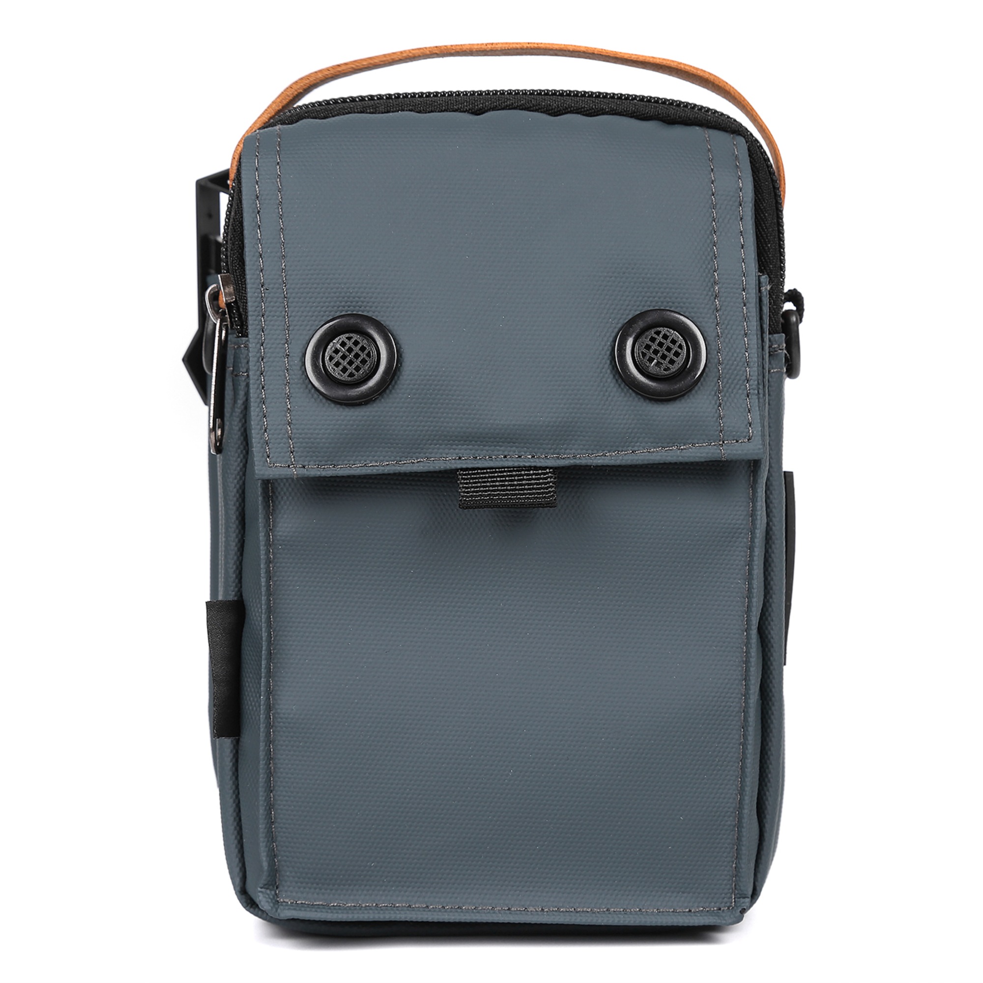 TEXOS LB-11 Phones Compact Vertical Messenger Bag with USB Port Access — image 2