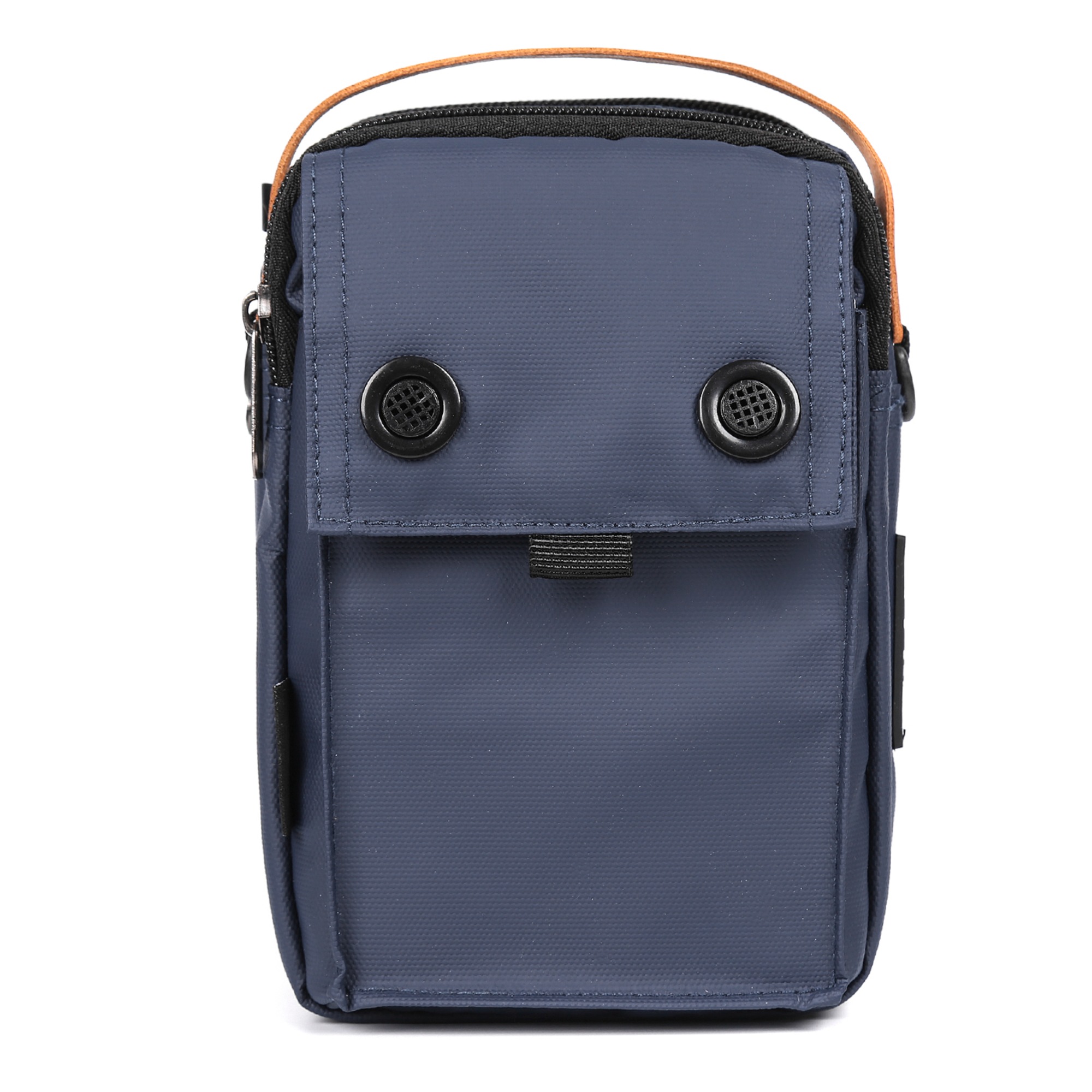 TEXOS LB-11 Phones Compact Vertical Messenger Bag with USB Port Access — image 4