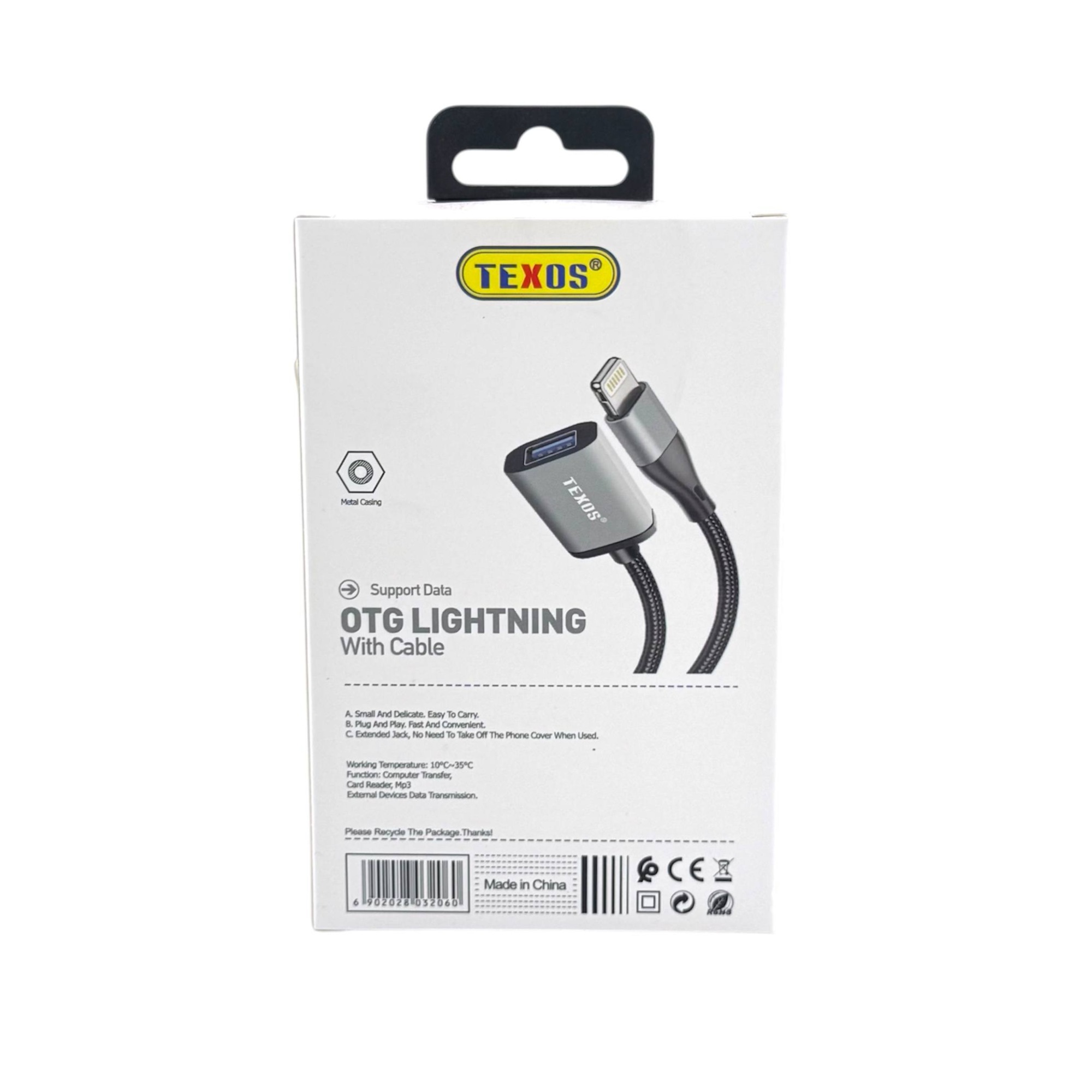 TEXOS OTG Lightning To USB Adapter Cable TX-C11 — image 2