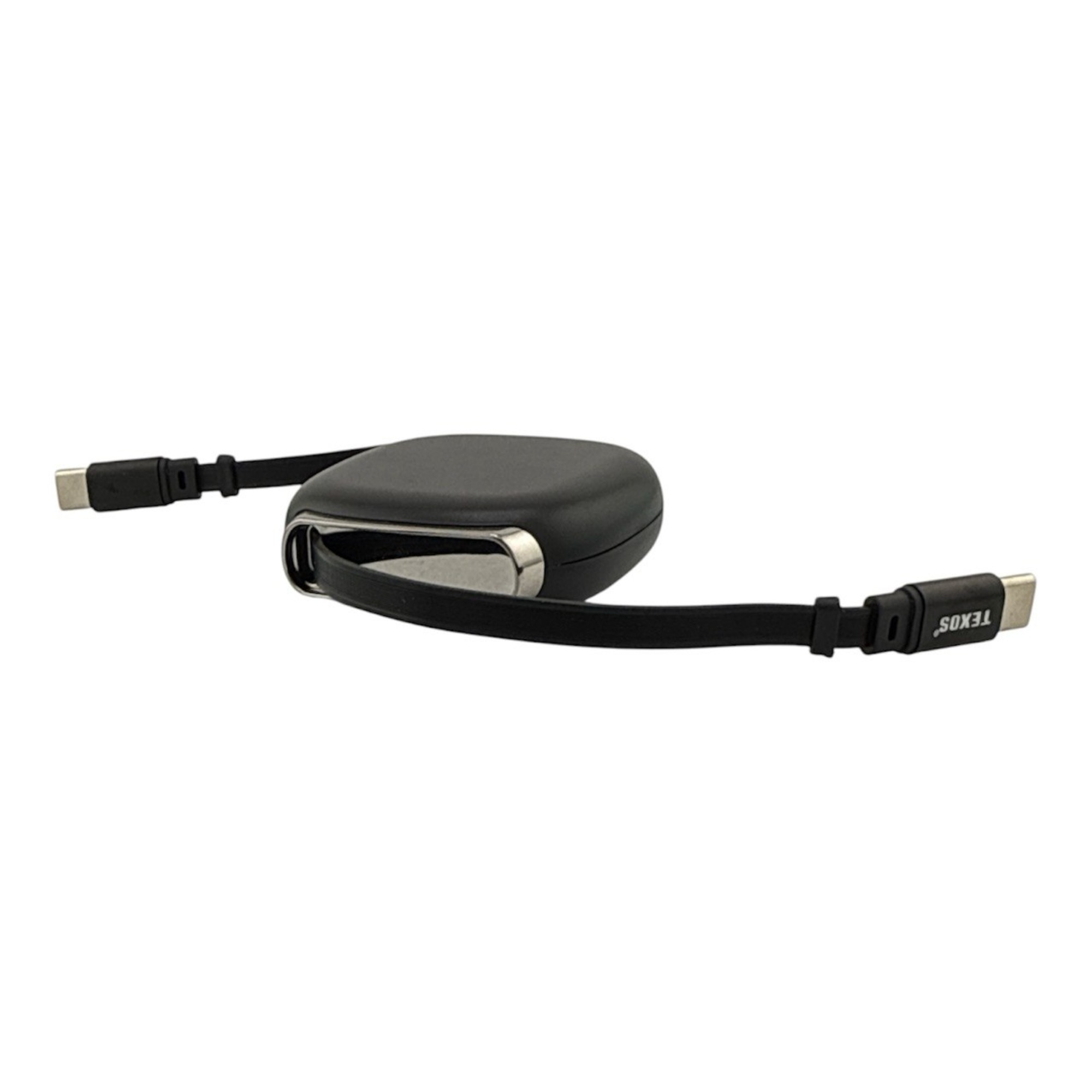 TEXOS TC-CL66 240W Retractable USB-C to USB-C Data Cable — image 4