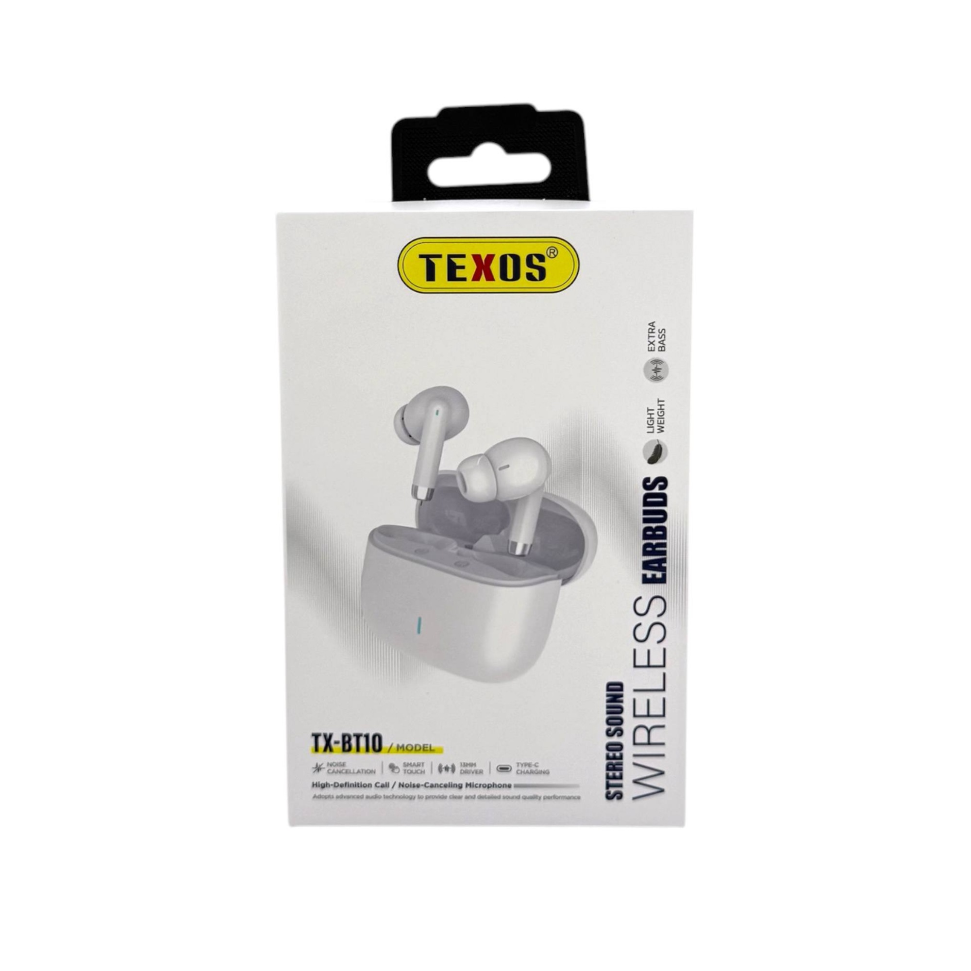 Texos TX-BT10 Wireless Stereo Earbuds with Noise Cancellation