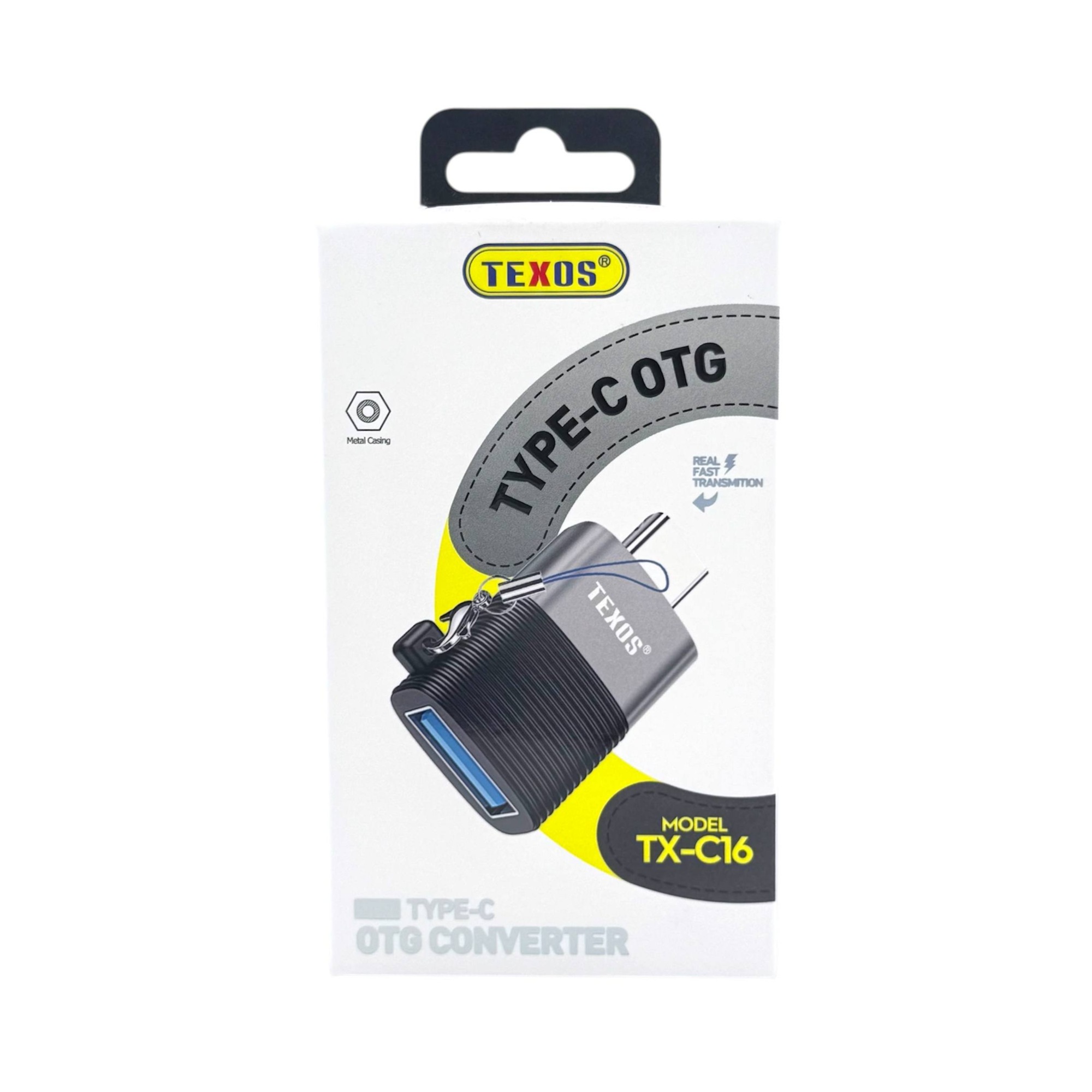 Texos TX-C16 Type-C OTG Converter Adapter with Metal Casing