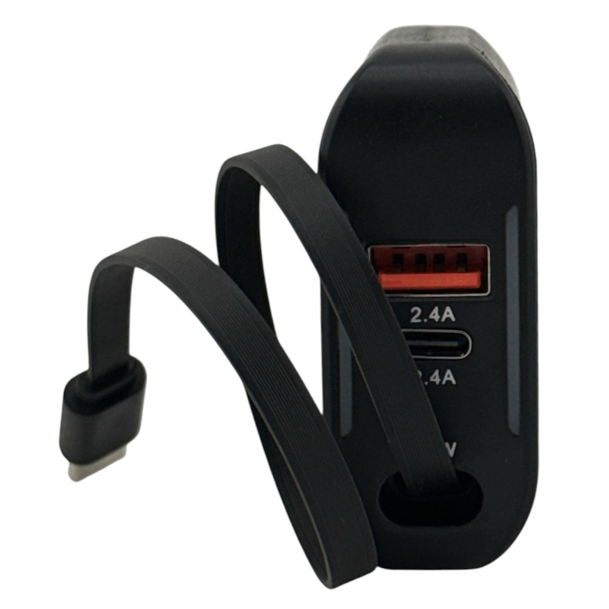 TEXOS TX-CC10 3-in-1 Car Adapter Telescopic Charging Cable — image 3