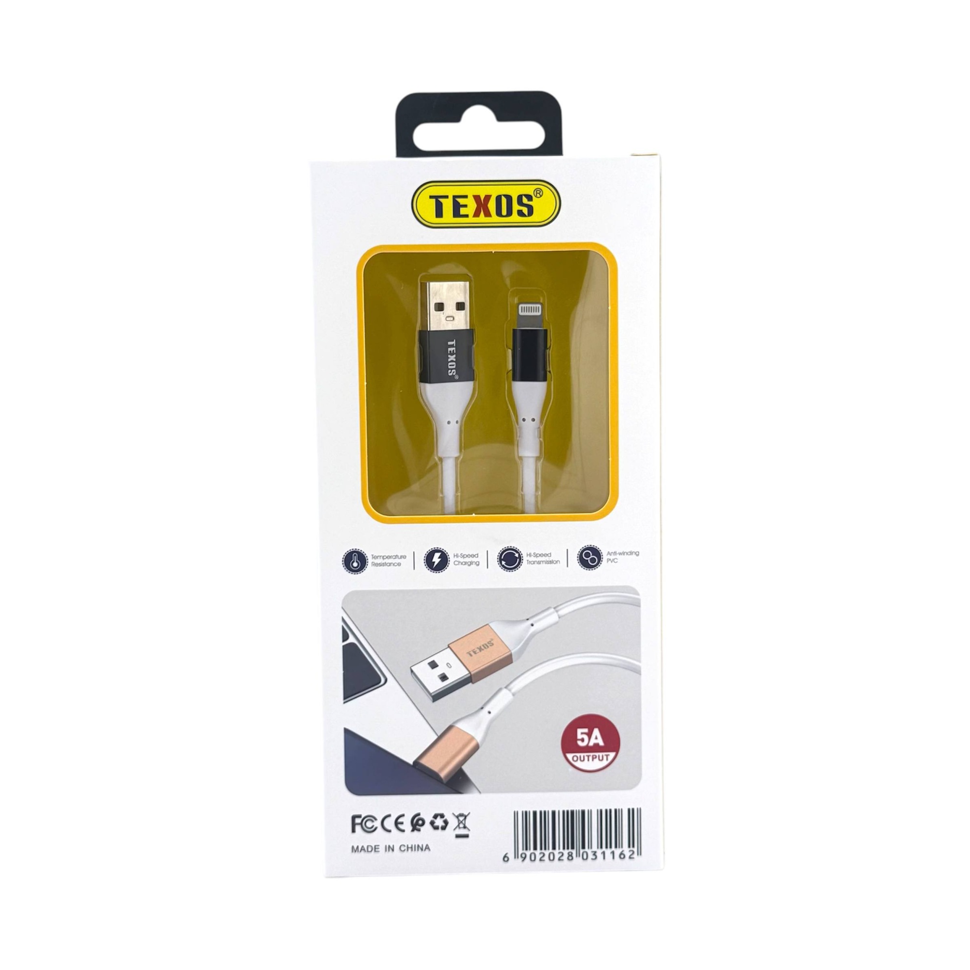 TEXOS TX-CL08 3M 5A Quick Charge Hi-Speed Fast Data Cable  — image 2
