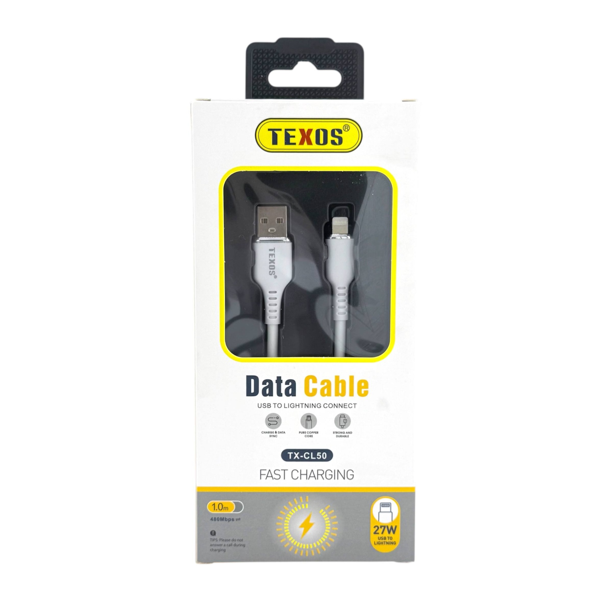 TEXOS TX-CL50 Fast Charging Data Cable 1.0m — image 2