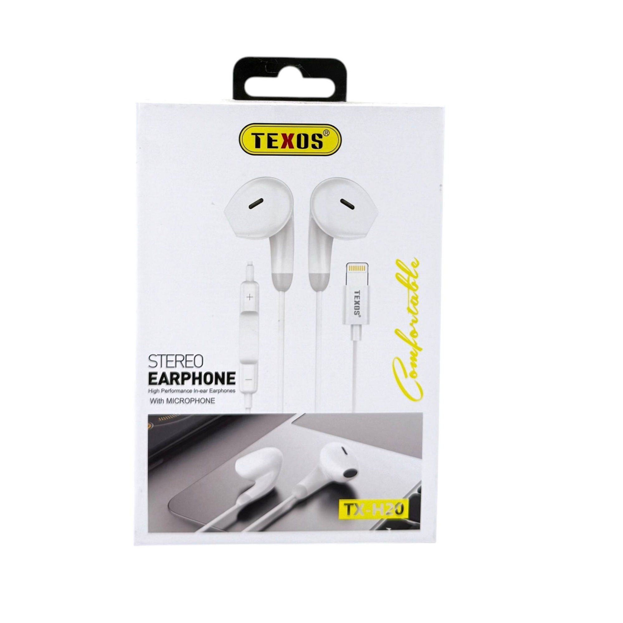 Texos TX-H20 Stereo In-Ear Earphones with Lightning Connector