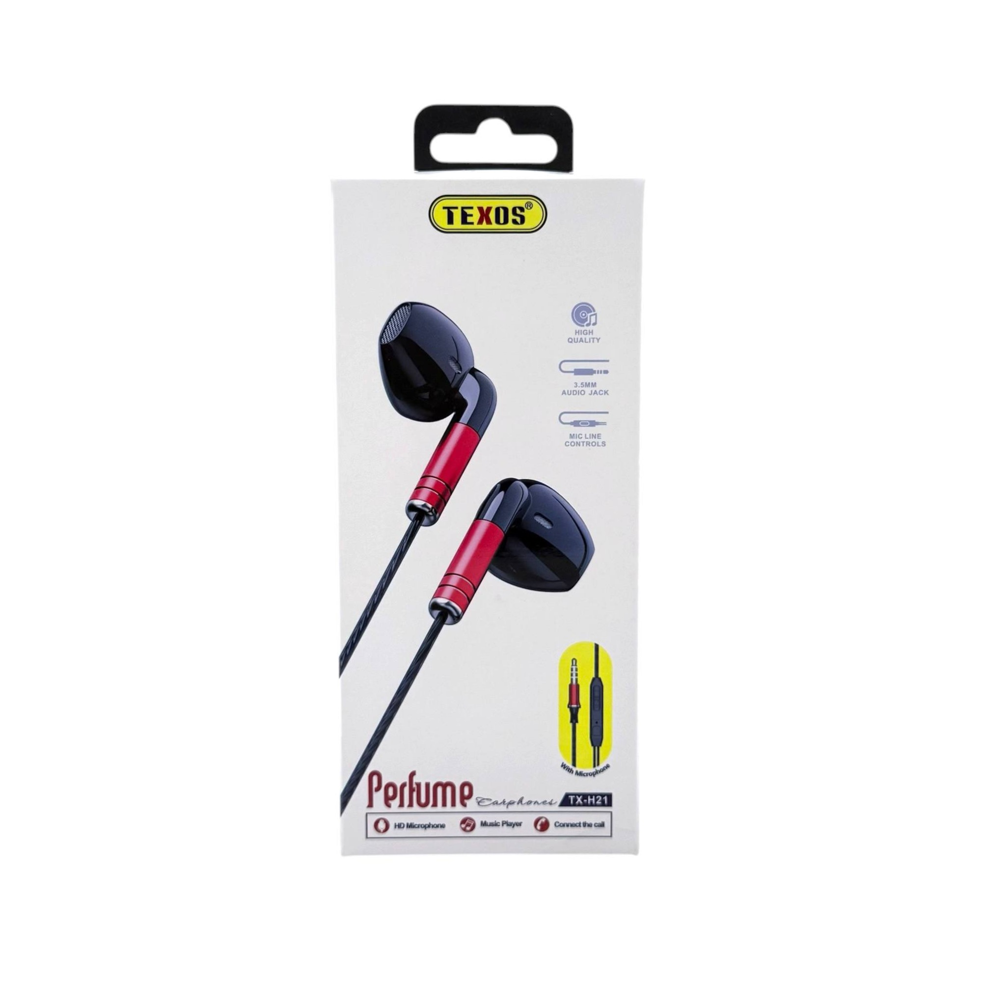 Texos TX-H21 Perfume In-Ear Earphones with HD Microphone
