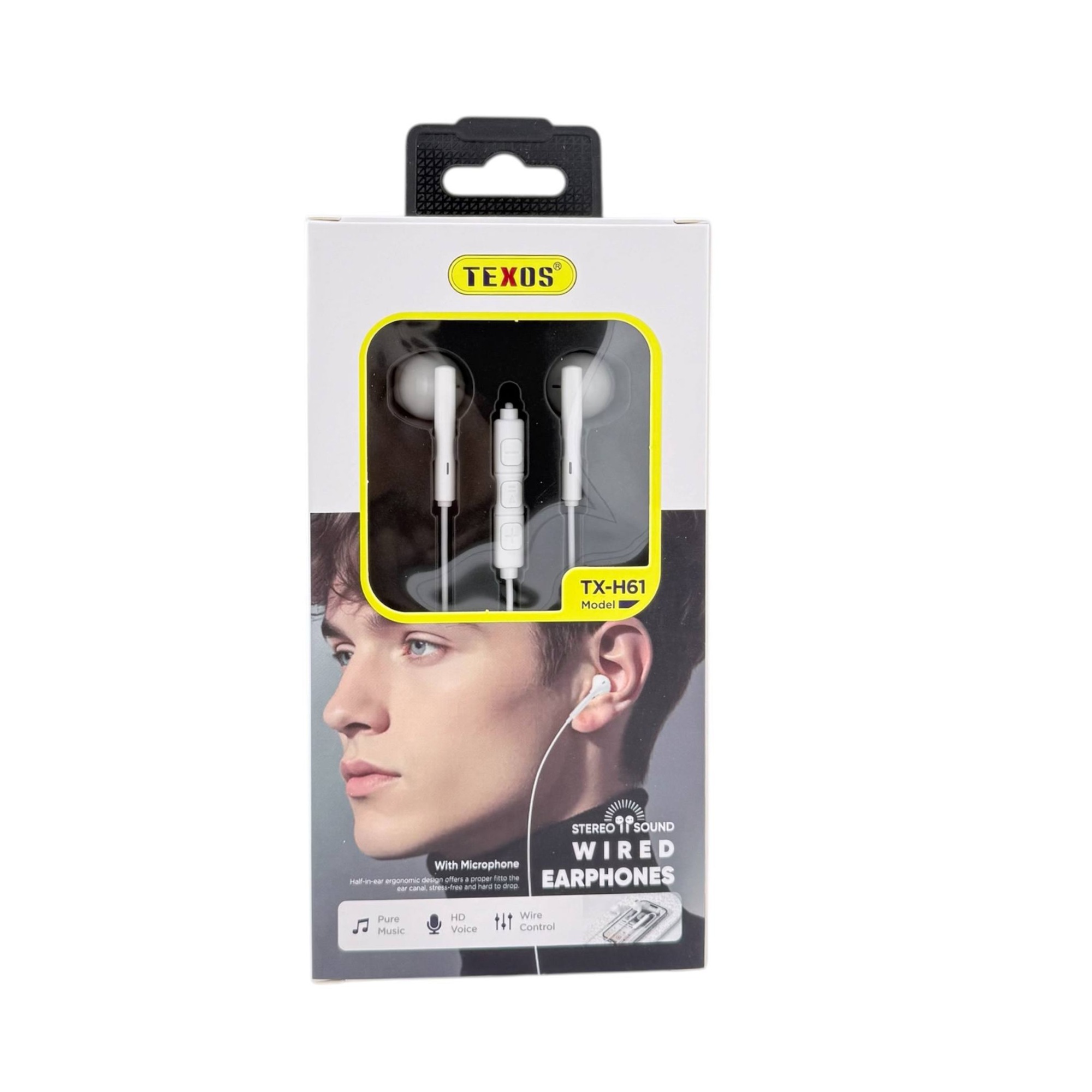 Texos TX-H61 Type-C Wired Earphones With Microphone — image 2