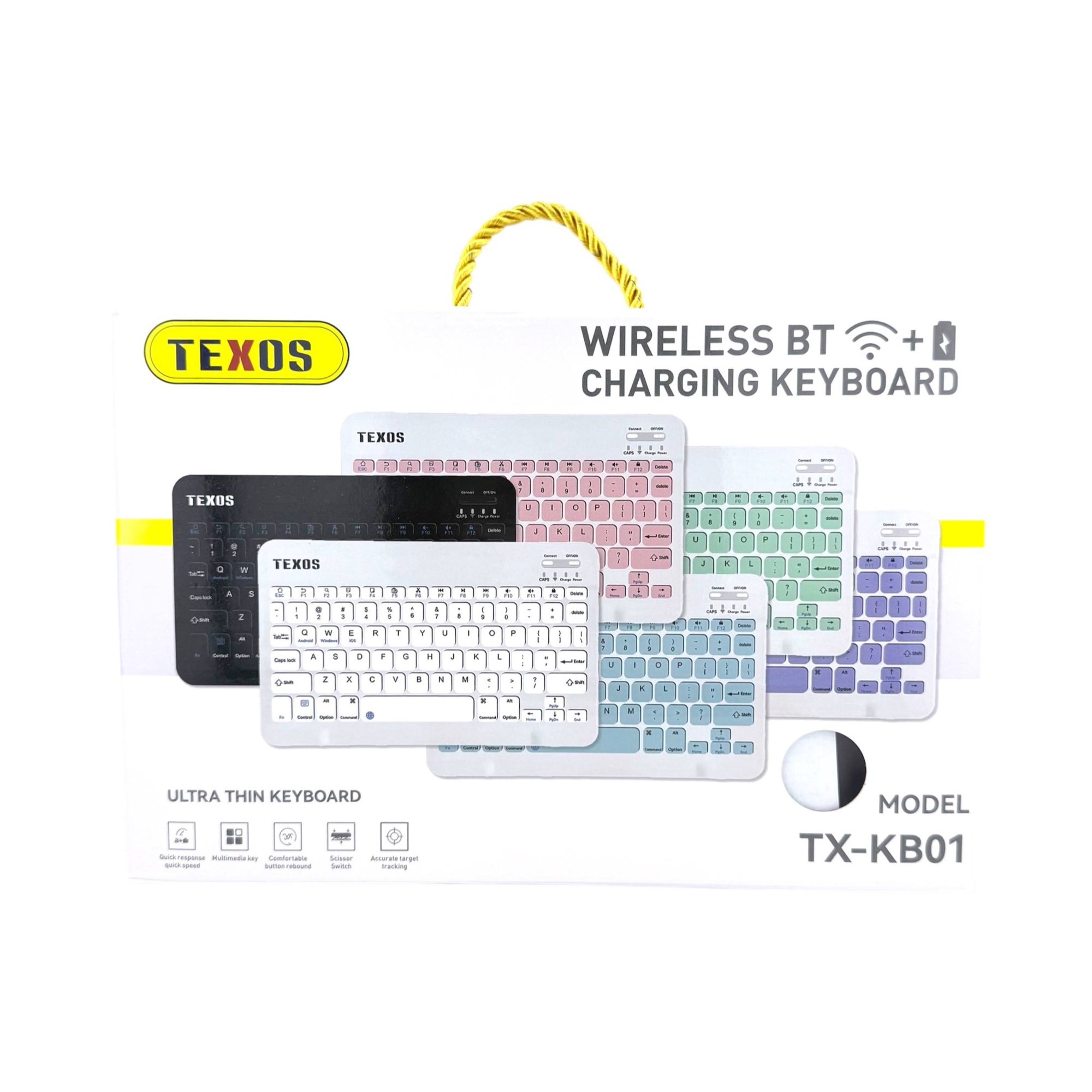 Texos TX-KB01 Wireless BT Charging Keyboard