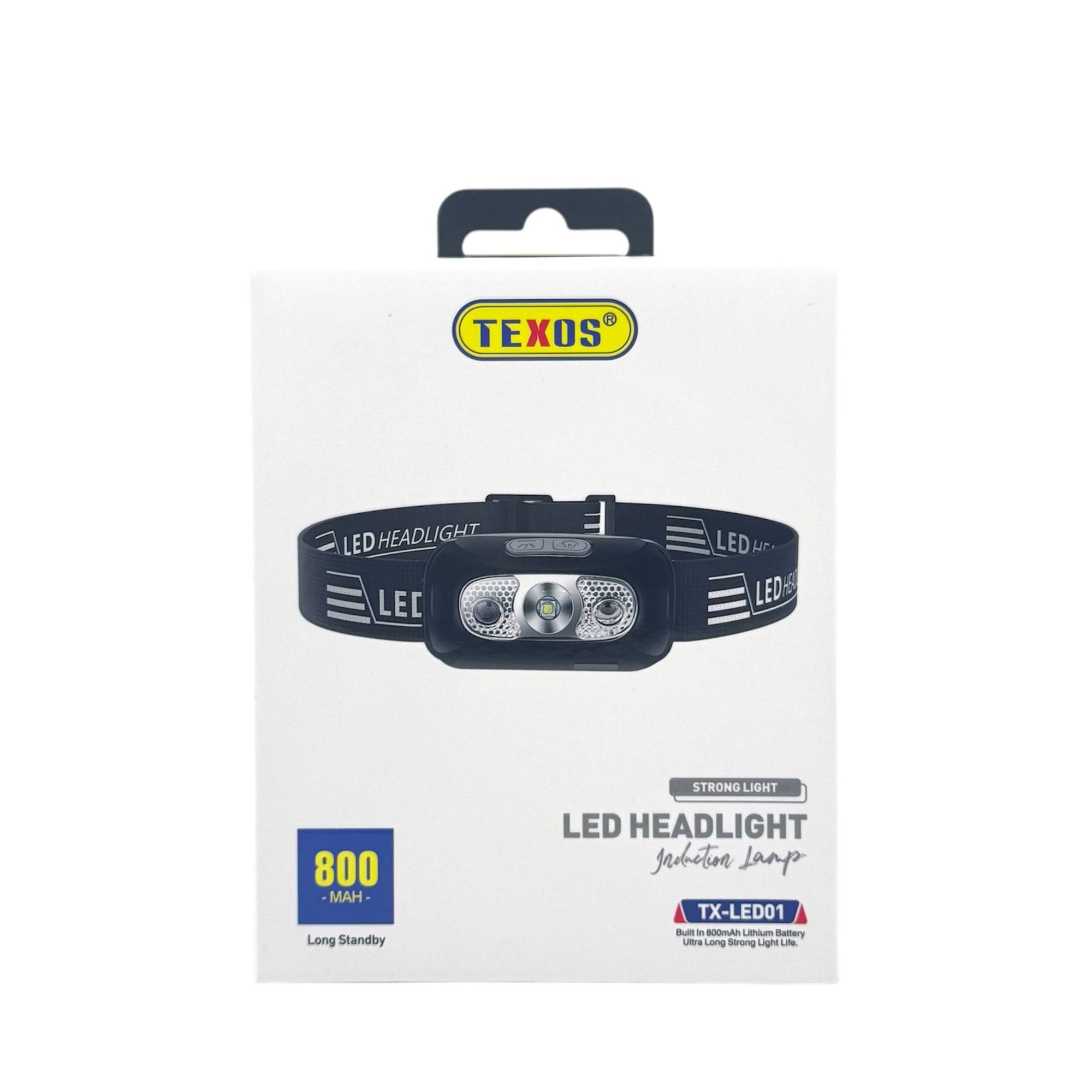 Texos TX-LED01 Rechargeable LED Headlight with Infrared Induction Sensor