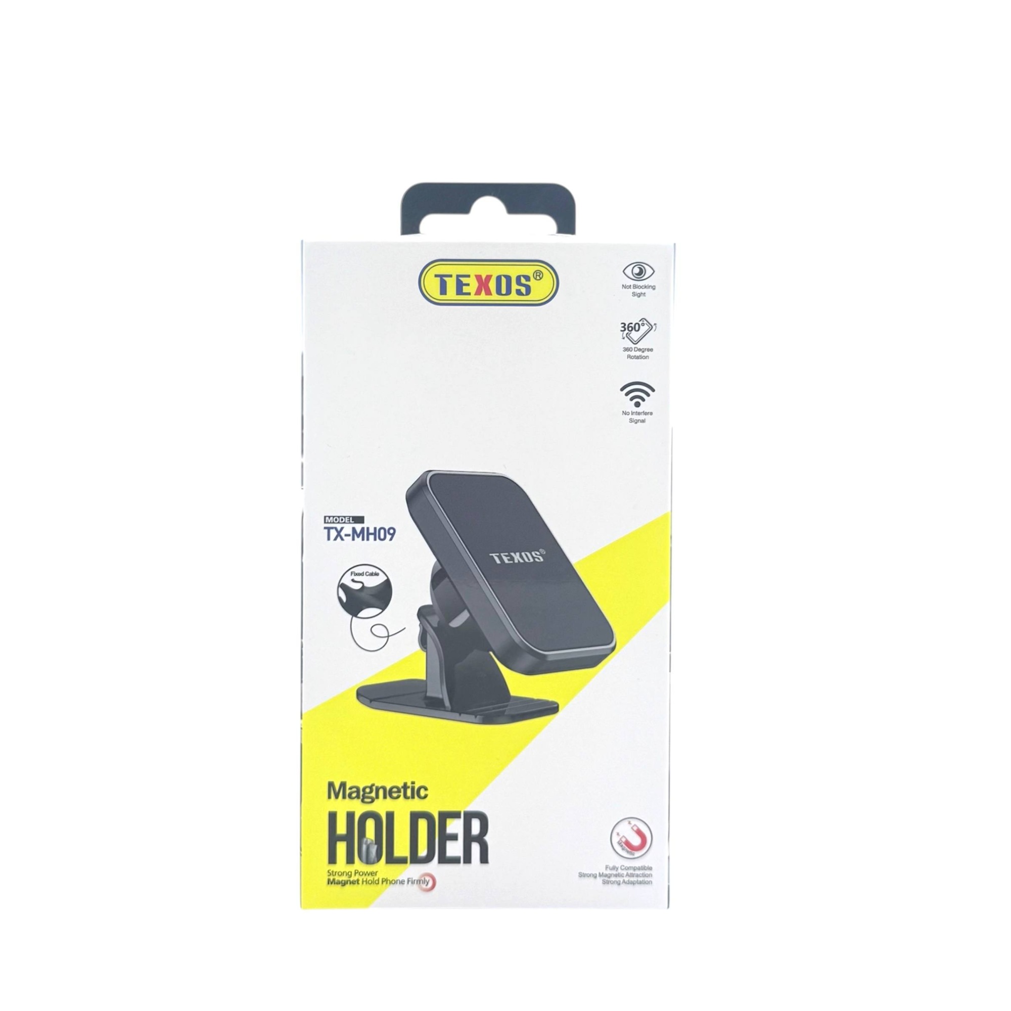 Texos TX-MH09 Magnetic Car Phone Holder With 360-Degree Rotation