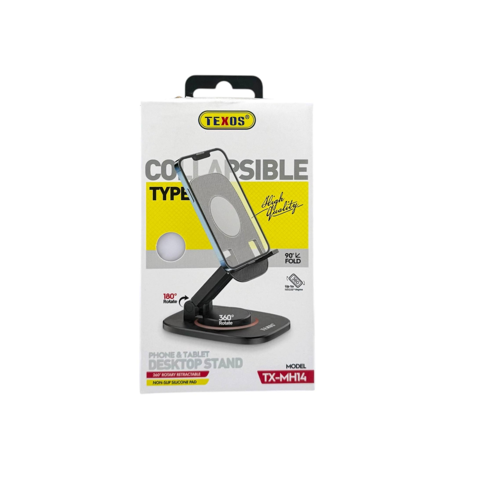 TEXOS TX-MH14 Collapsible Phone & Tablet Desktop Stand