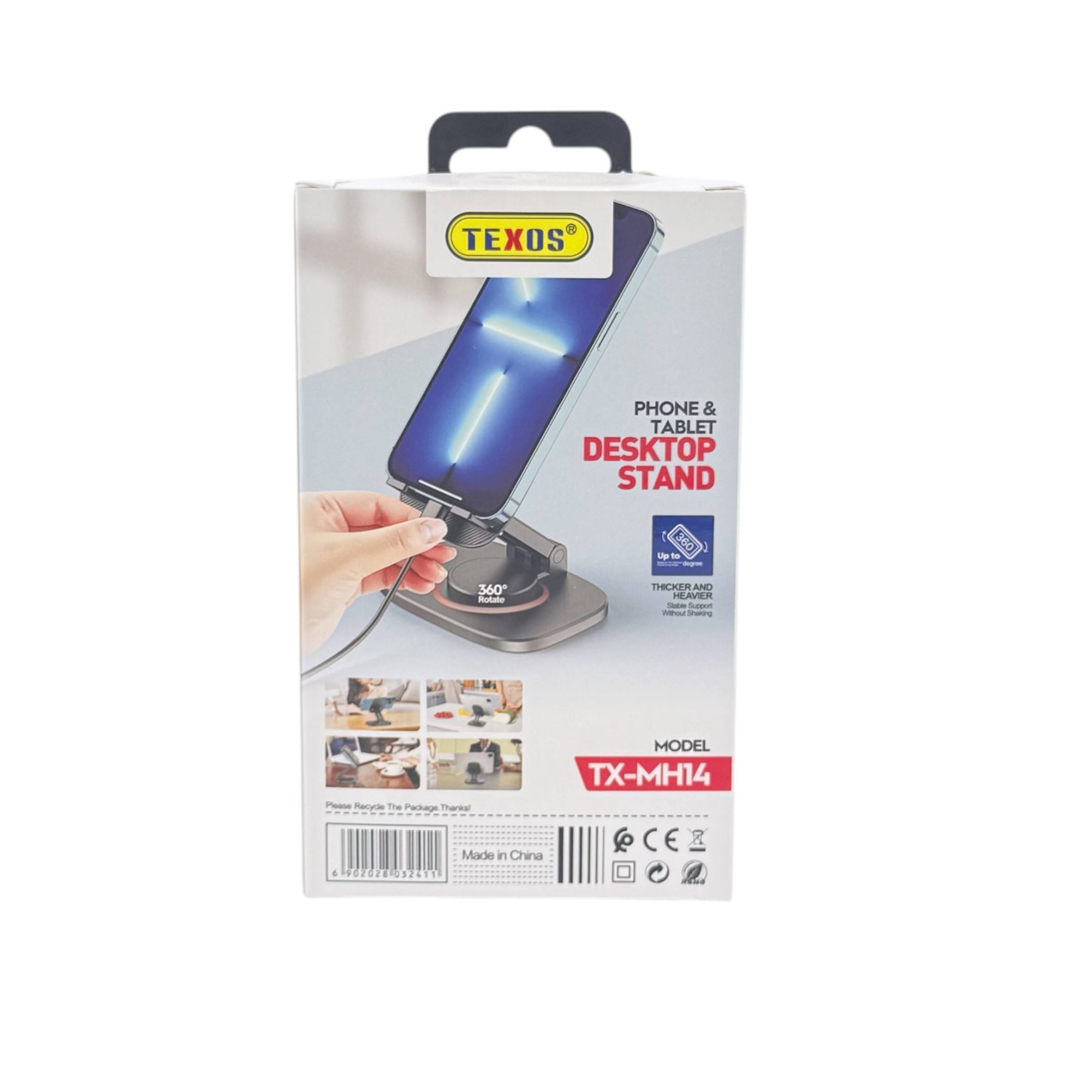 TEXOS TX-MH14 Collapsible Phone & Tablet Desktop Stand — image 2