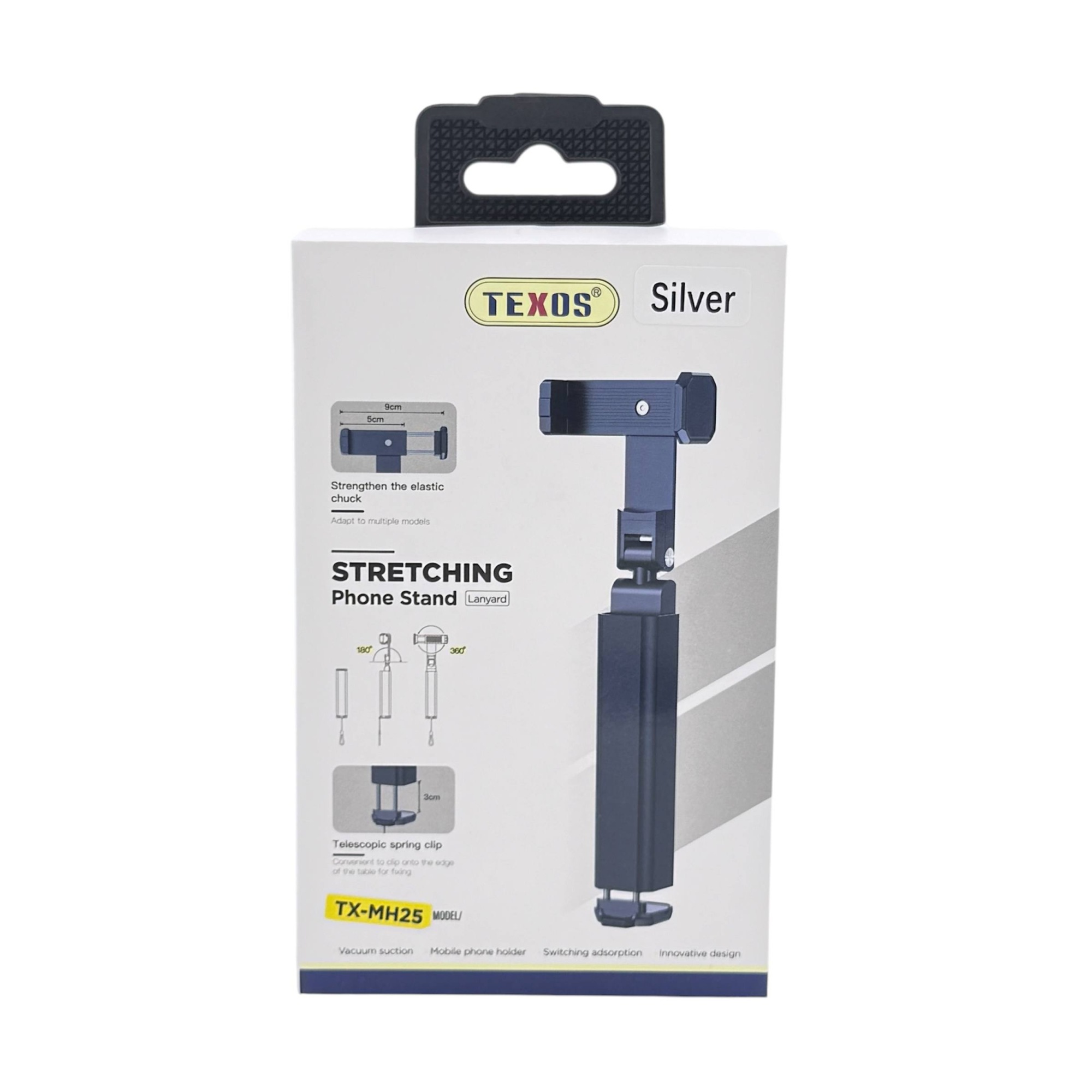 Texos TX-MH25 Stretching Phone Stand with Lanyard 