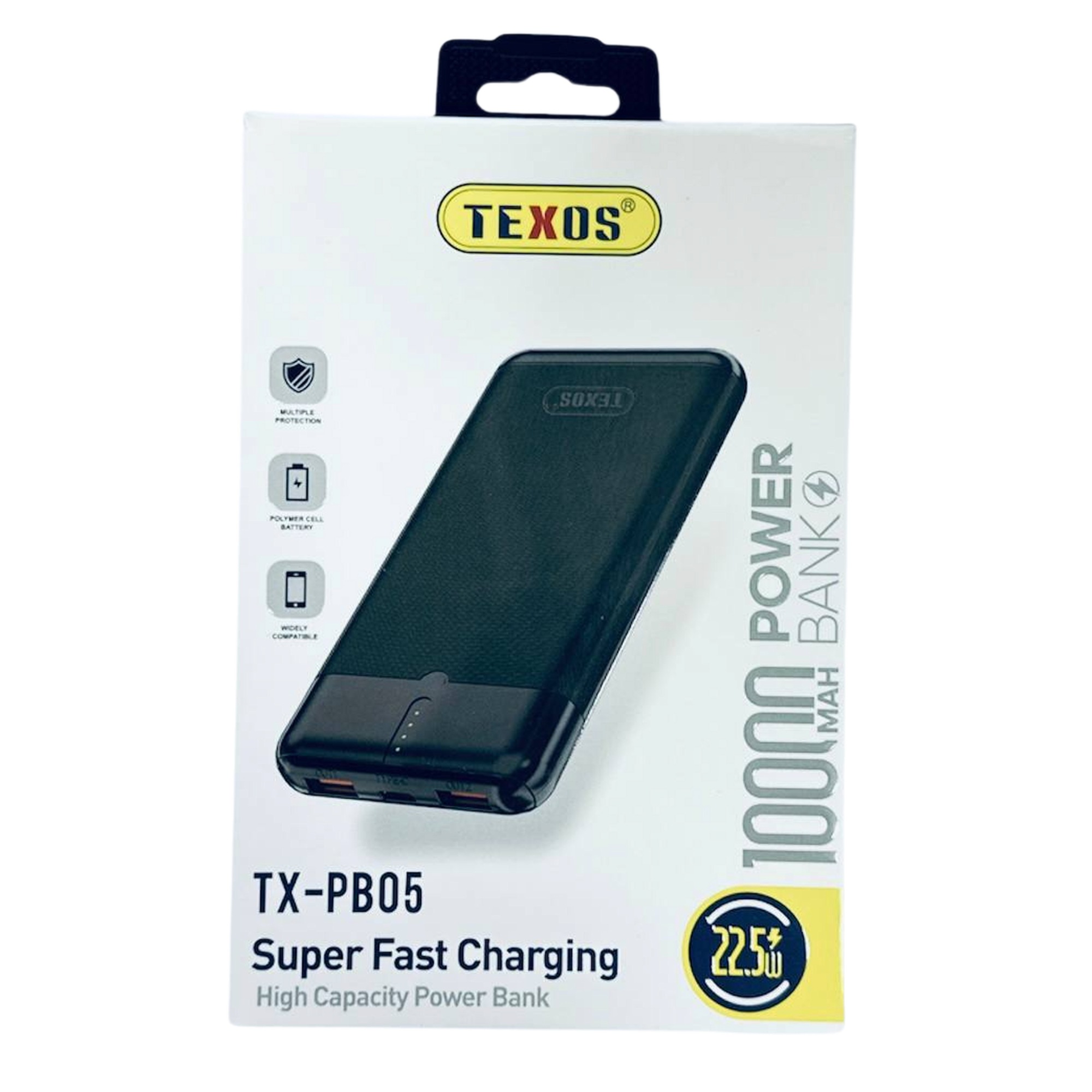 TEXOS TX-PB05 10000mah Super Fast Charging Power Bank — image 2