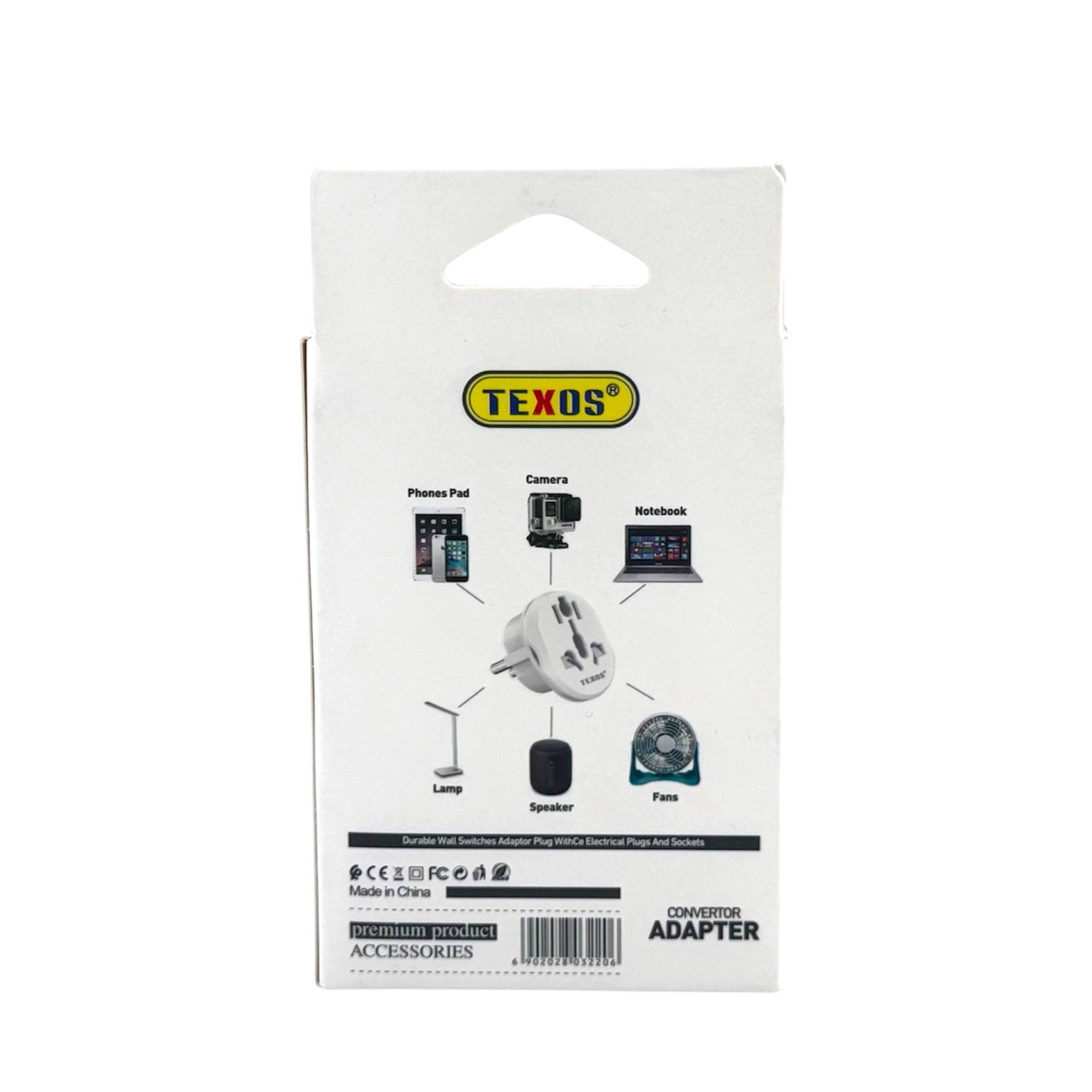 TEXOS TX-TC15 Universal Converter Adapter to DIN Standard Plug — image 2