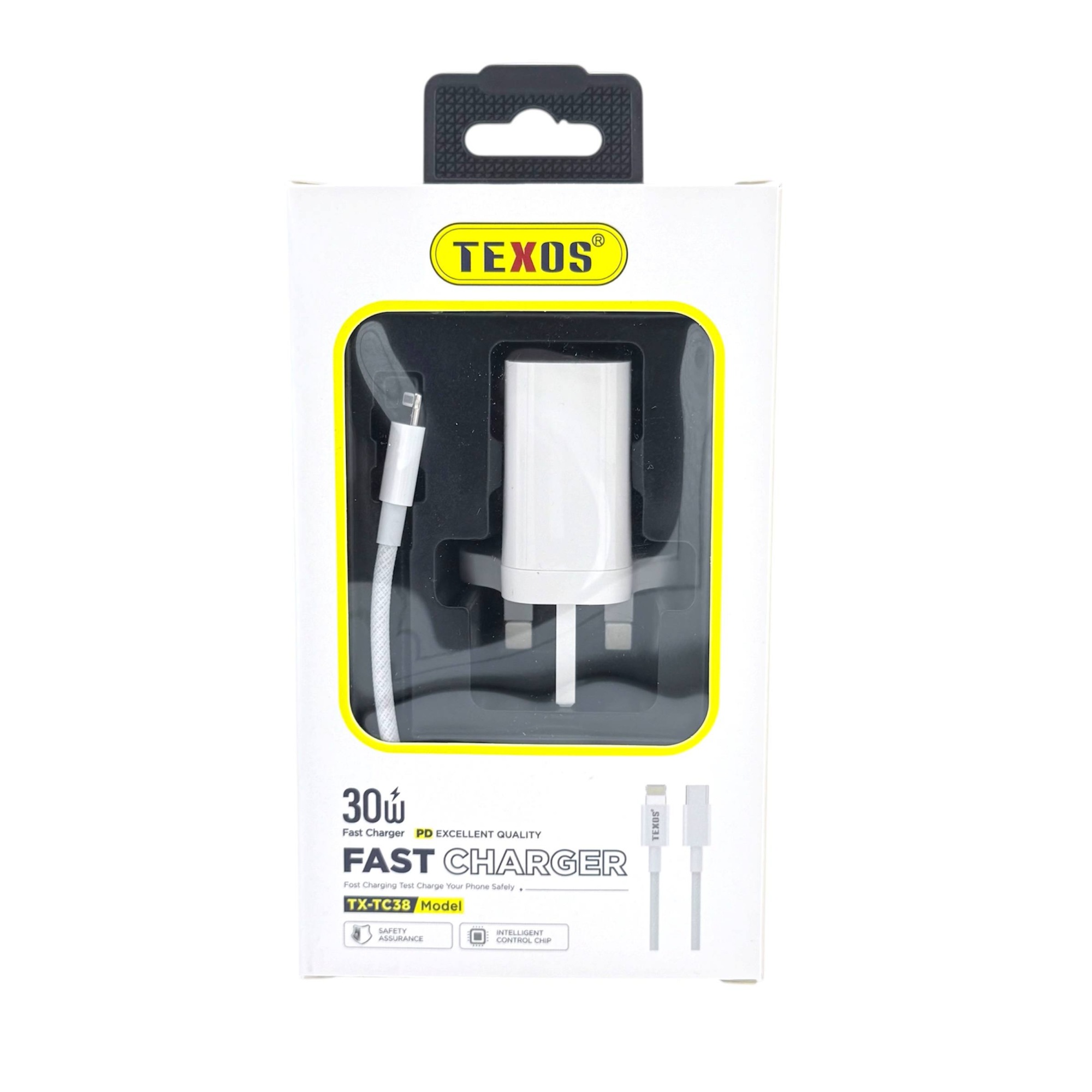 Texos TX-TC38 30W PD Fast Charger with USB-C to Lightning Cable — image 2