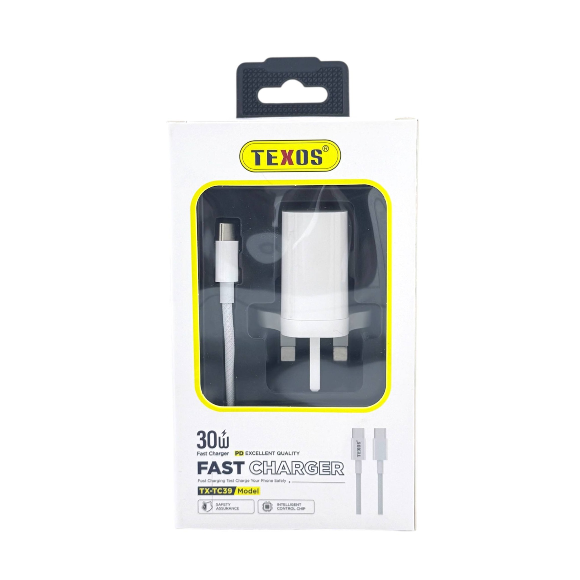 TEXOS TX-TC39 30W PD Fast Charger with USB-C to USB-C Cable — image 2