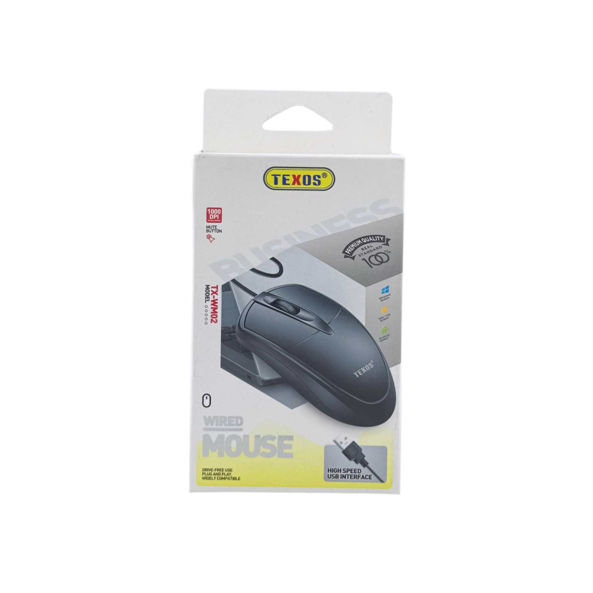Texos TX-WM02 Wired Optical Mouse — image 2