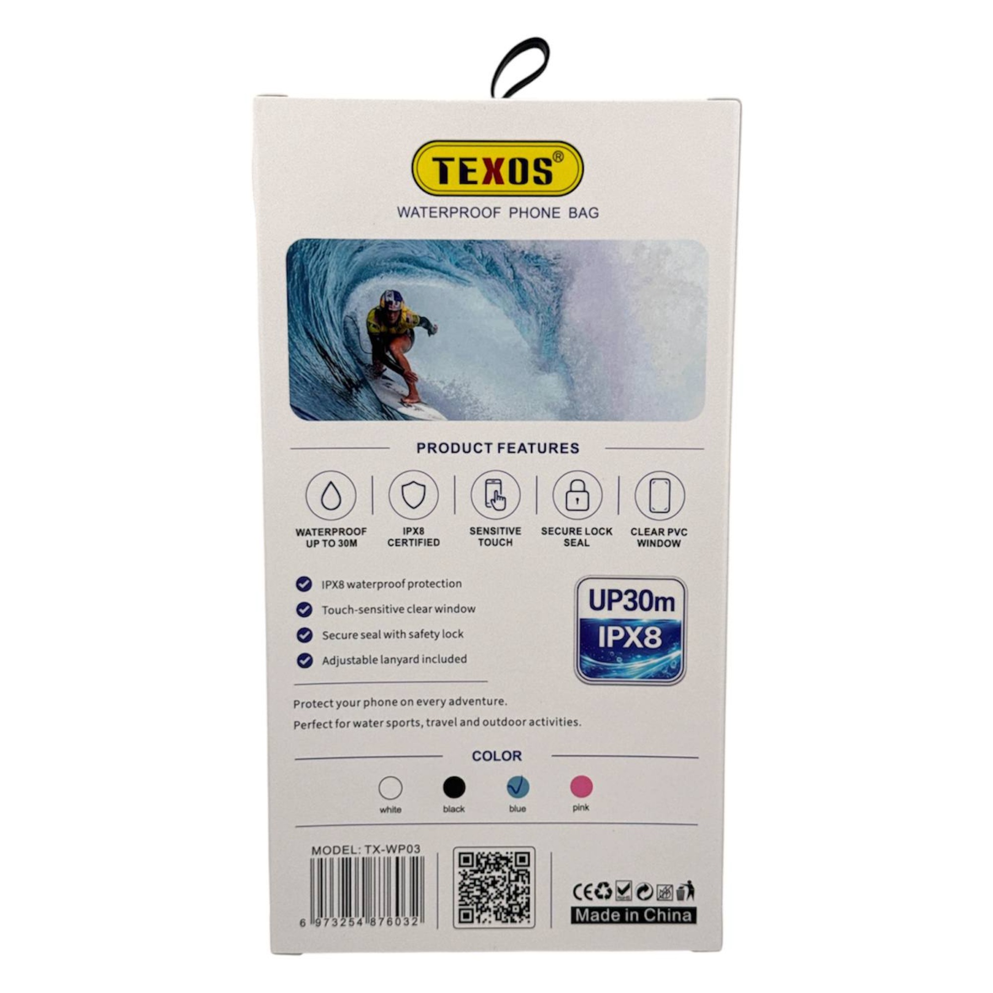 TEXOS TX-WP03 Waterproof Phone Bag - Universal IPX8 Protective Pouch — image 2