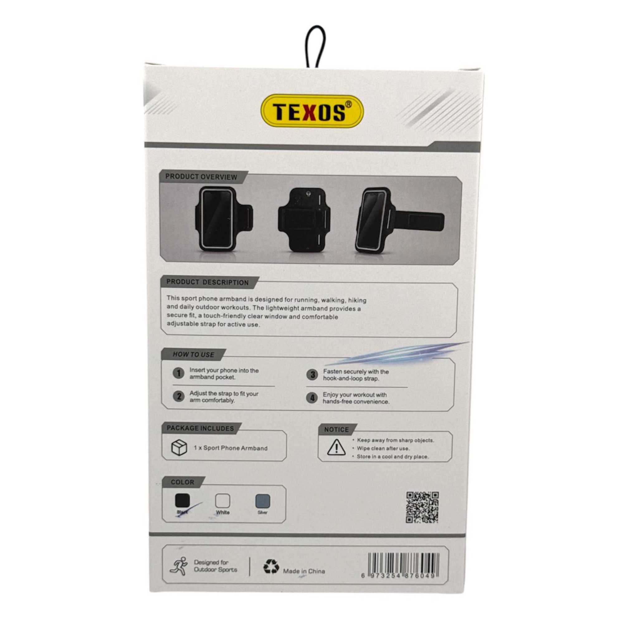 TEXOS TX-WP04 Sport Phone Armband For Running And Outdoor Activities — image 2