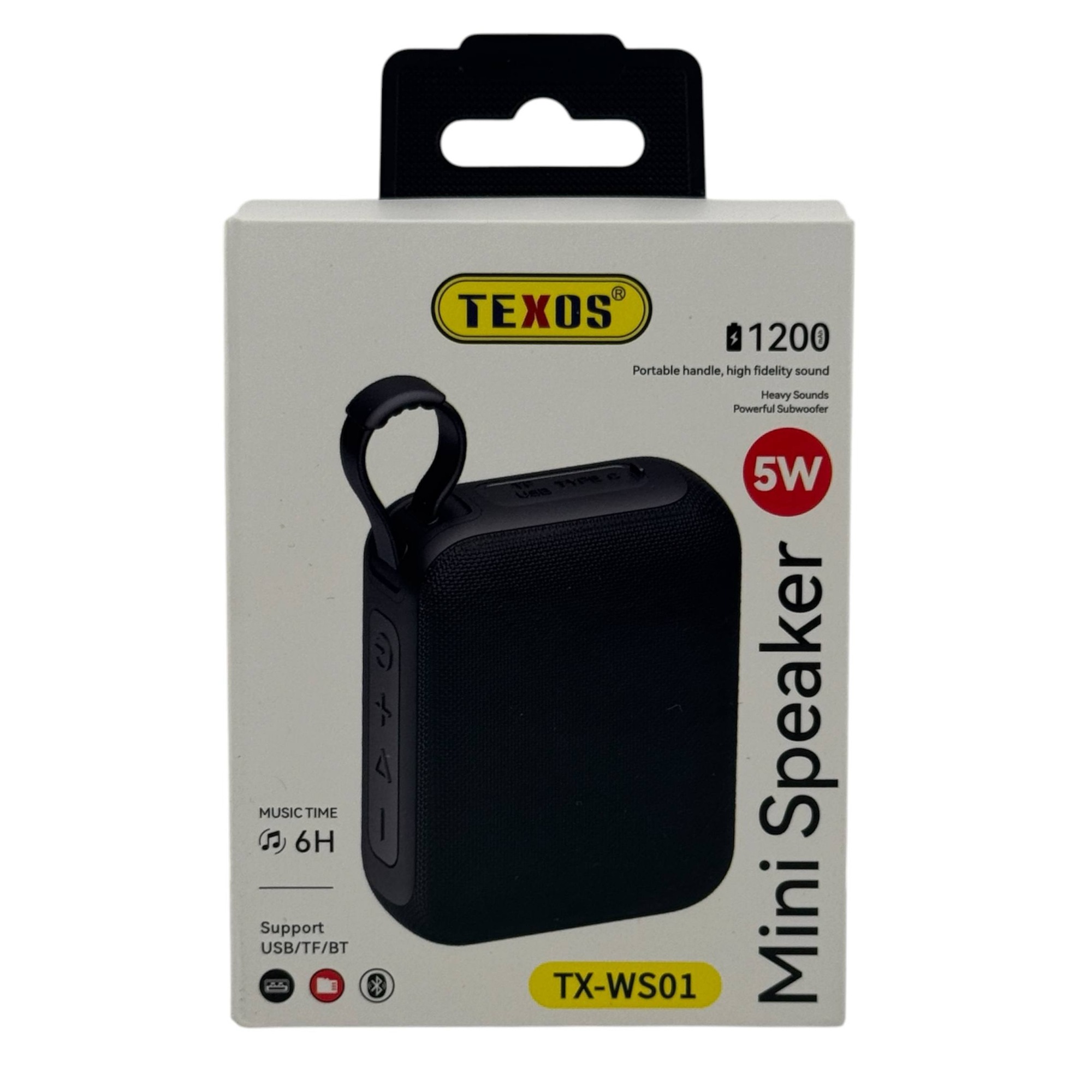 TEXOS TX-WS01 Mini Speaker 5W Portable Bluetooth